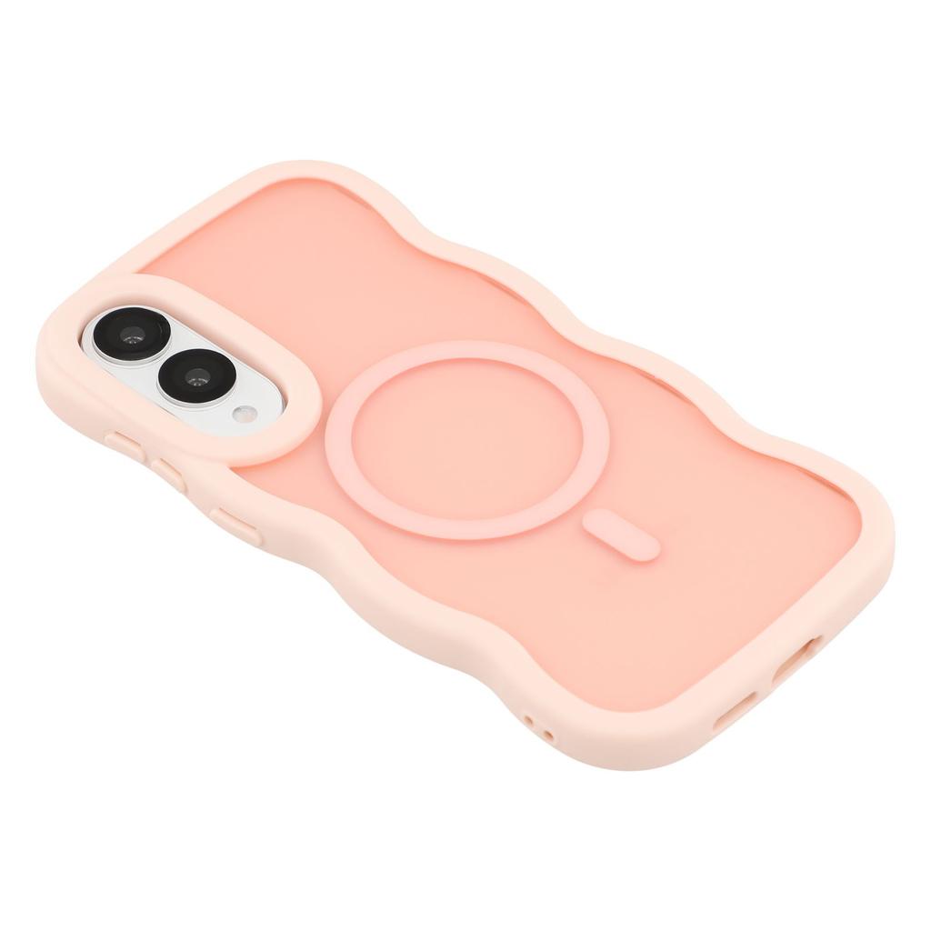 For Samsung Galaxy S25 Edge Magnetic Case TPU + PC Phone Back Cover Skin Touch Wave Shape