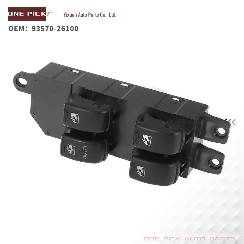 

93570-26100: Compatible with 02-06 Hyundai Santa Fe window lift button switch. Electric