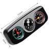 Compass Thermometer Hygrometer 3 In 1 Guide Ball Car Ornaments Interior Accessories For Auto Boat Vehicles Decoration