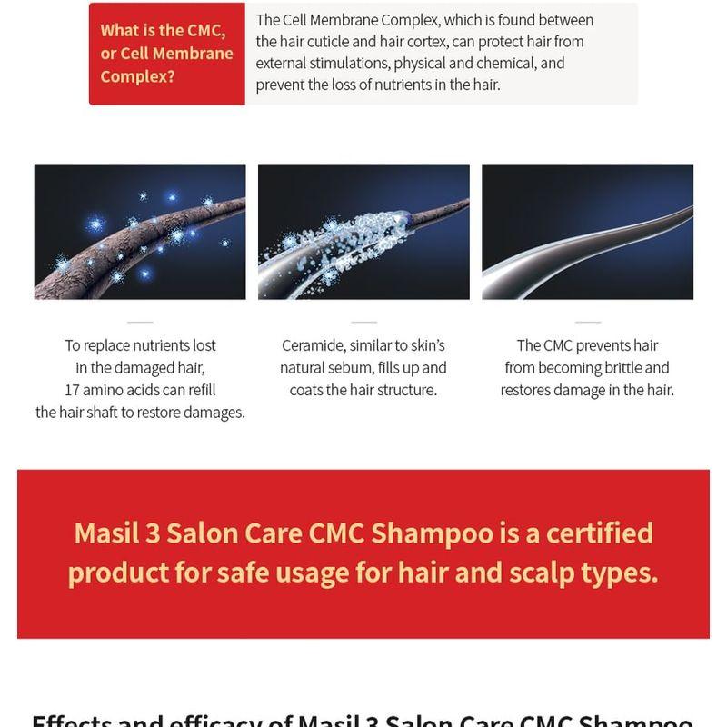 MASIL - 3 Salon Hair CMC Shampoo Stick Pouch