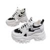 Hot Selling Women's Platform Sneakers Summer 2025 New Net Face Casual Sports Shoes Women's Thick Soled Lace-up Vulcanized Shoes