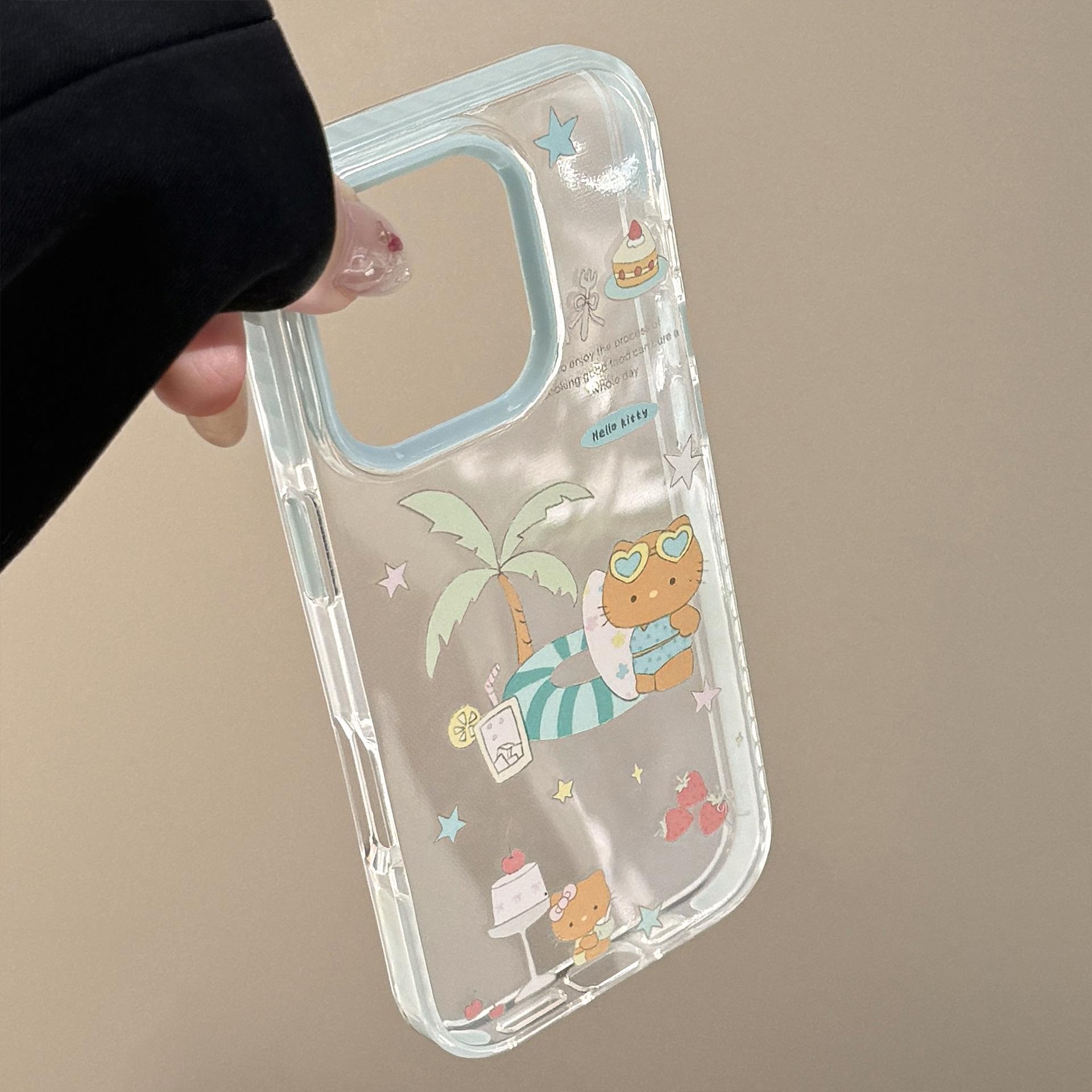 

Three-dimensional Cartoon for IPhone17promax for Apple 16 Mobile Phone Case Black Cat for 14 Folding Mirror 13 Soft 11 6.1