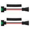 WMYCONGCONG 2pcs H11 / H8 Male Female Connector Wiring Harness