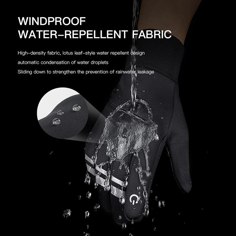 Guantes de esquí de invierno para hombre y mujer, resistentes al agua, resistentes al viento, para bicicleta de montaña, térmicos y cálidos, antideslizantes, para deportes de nieve y esquí