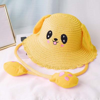 Baby Caps Bunny Hat Fishing Outdoor Portable Cartoon Beach Panama Cap Ears Accessories