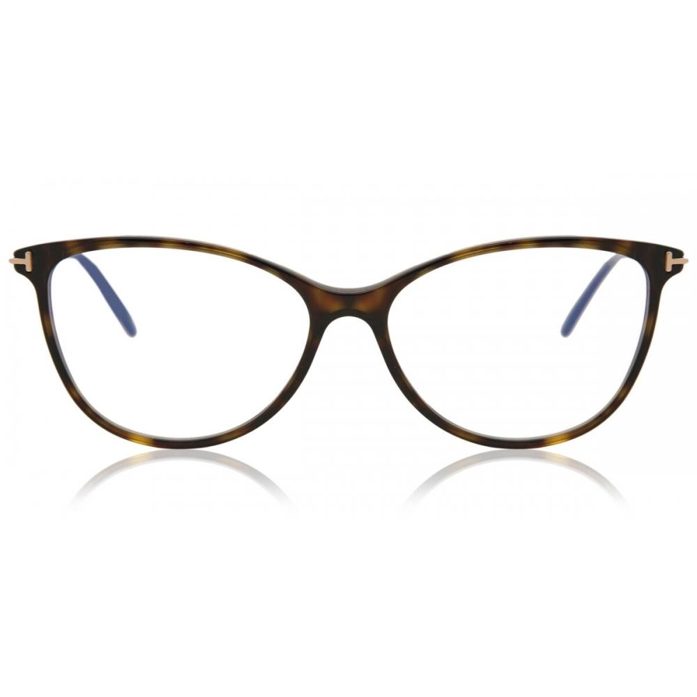 

Tom Ford Ft5616 B Blue Light Block 052 Women Eyeglasses Dark Tortoise/56-14-140
