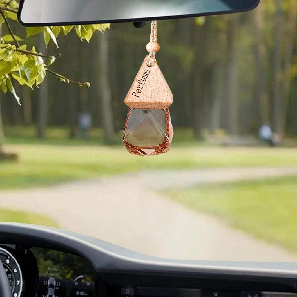 8ml Empty Car Diffuser Bottles Triangle Diamond Colorful Car Air Freshener Perfume Bottle Essential Oil Aromatherapy Fragrance