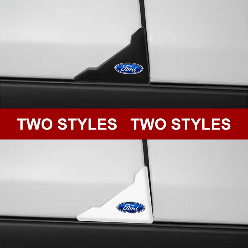 2pcs Car Door Corner Protection Sleeve Door Corner Anti-collision Sleeve For Ford Focus Mondeo Kuga Fiesta MK7 Escort Explorer Edge 2 4 MK2