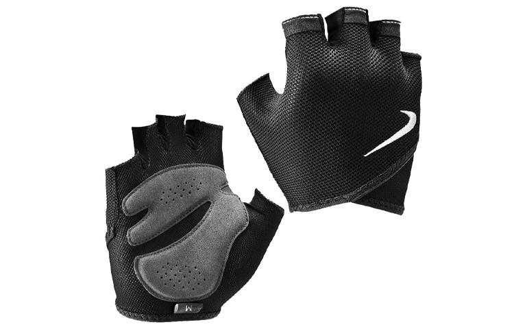 Nike Polyester Fitness Gloves Unisex Black, Gray, White With Logo N0002557010 S