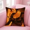 W-Whitney Houston Album Cover Cushion Cover Pillowcase Short Plush Invisible Zipper Room Sofa Cushion Cover