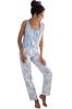 Women's Long Satin Pajamas, Long Sleeves, Comfortable Blue Women's Long Satin Pajamas, Long Sleeves, Comfortable Blue