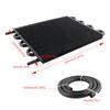 4 Row 6 Row 8 Row Aluminum Universal Oil Cooler Kit Oil Radiator Car Auto Transmission Auto-Manual Radiator Converter Auto