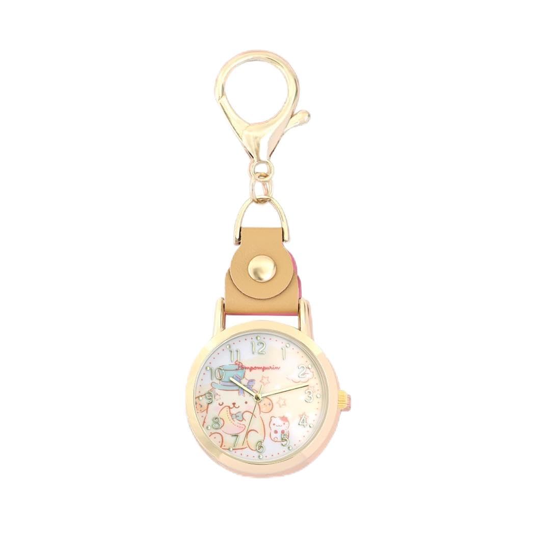 

Польовий аналоговий кишеньковий годинник з Sanrio Cute Snap Ідеальний для або KC Watch Жіночий брелок, Персонажі, Застібка, Поїздки на роботу, Школа, Бізнес, G,