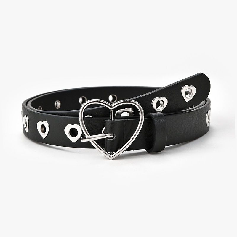 

Stylish Heart Shaped Womens Belt Trendy Ins Inspired Minimalist Design For Fall 2023 чорний
