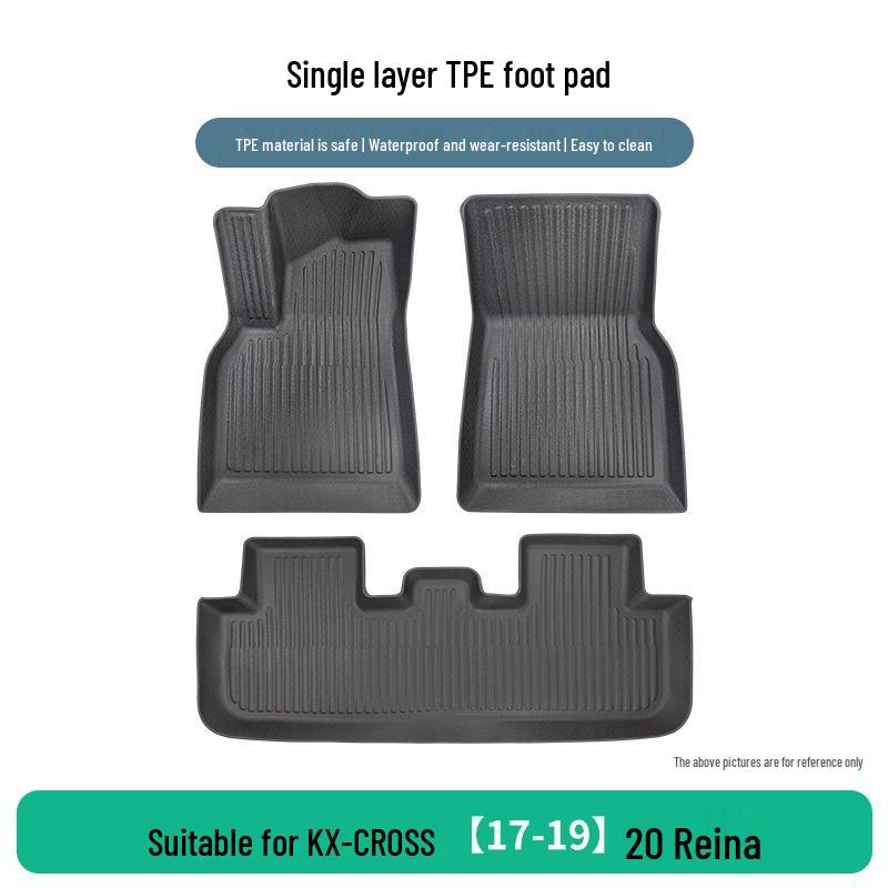Kia KX-CROSS 17-19, 20 RIO, ix25 TPE Anti-slip Floor Mats