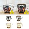 Coffee Pod Holder Metal Wire Container for Kitchen Counter Home Countertop