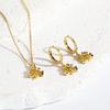 Mix Style Ins Fashion Multi Element Zircon Cute Cartoon Pendant Chain Necklace For Women Girls Charms Necklace Jewelry Set Gift