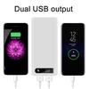 Caja portátil USB 18650 LCD DIY para banco de energía móvil, carcasa Micro