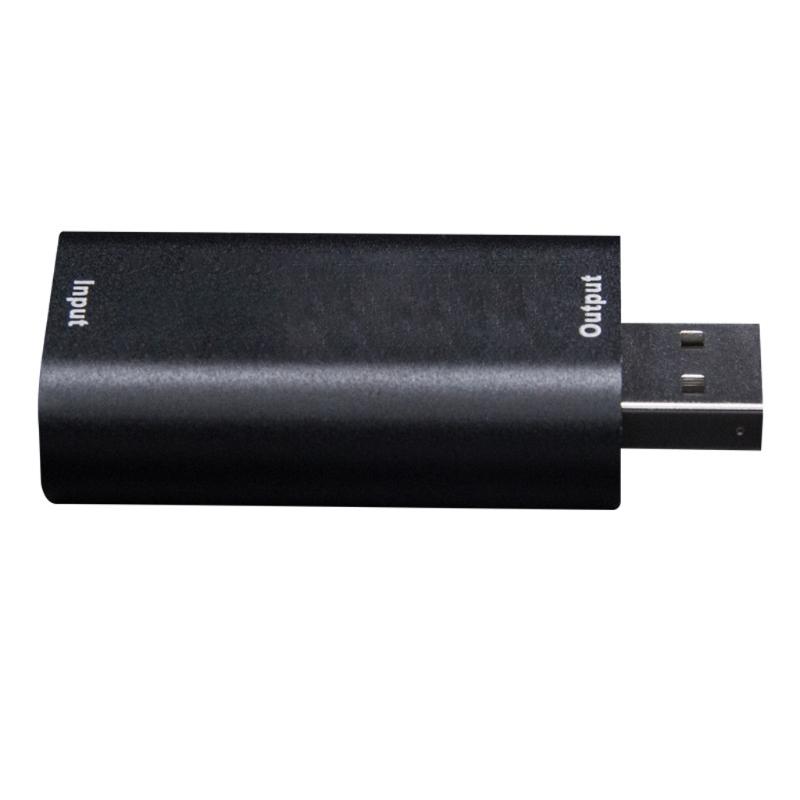 High Resolution to USB2.0 Video Capture Device Supports 4K and 1080P for Live Streaming