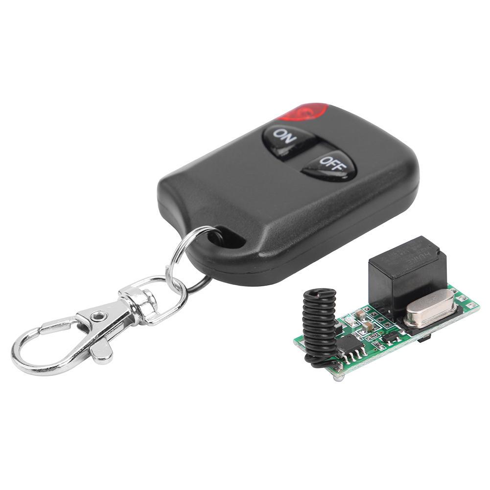 

DC3V-5V 433MHZ 1CH RF беспроводной пульт дистанционного управления с 2 кнопками контроллер микро одноканальный контроллер