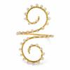 Adjustable Wire Wrapped Bracelet Rhinestone Spiral Arm Jewelry New Adjustable Armlet  Women