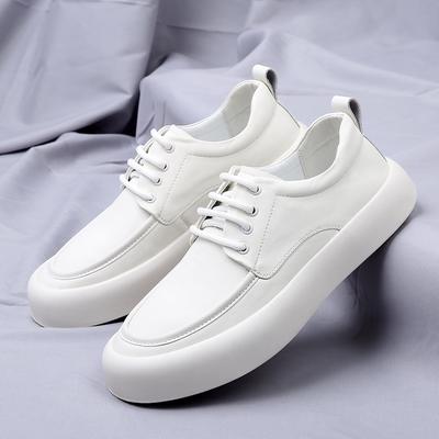 2024 New White Casual Shoes Men Light Sneakers Men Genuine Leather Shoes Footwear Male Soft Outdoor Walking Shoes Mocassin