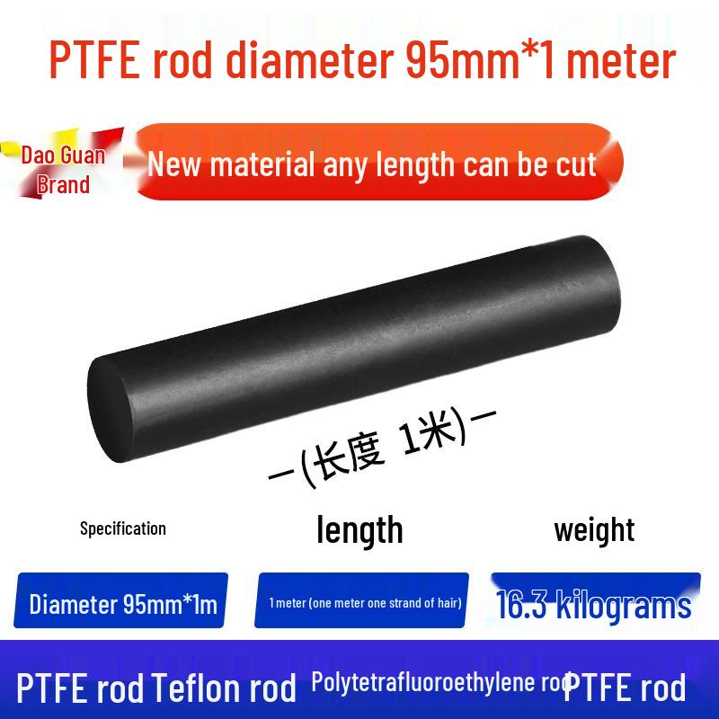 White High-Temperature Resistant PTFE Plastic Rod
