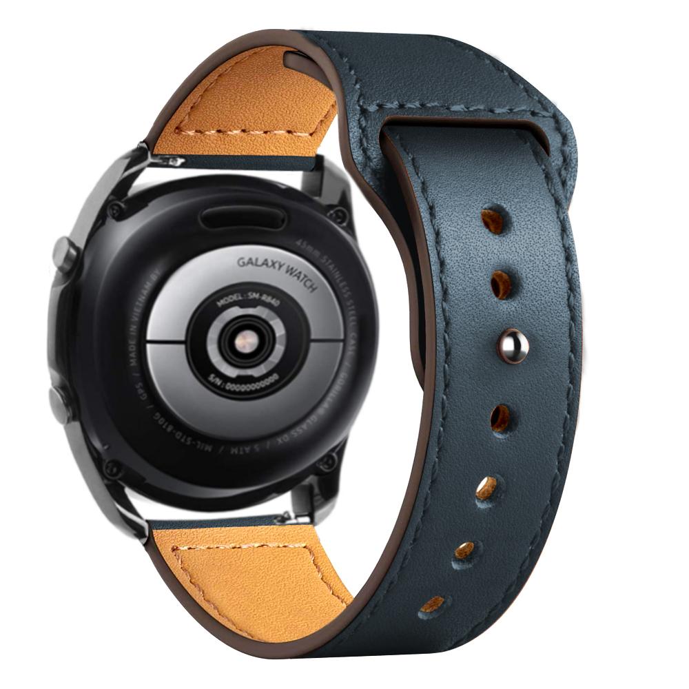 20mm 22mm watch Straps For Samsung Galaxy watch 7 FE 6 5 pro/4 Classic Leather bracelet amazfit bip/Huawei GT/2/3 Pro 4 5 6 band