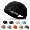 Fiber Beanie Street Hat Hip Hop Vintage Dome Hat Fashion Brimless Docker Cap  Outdoor