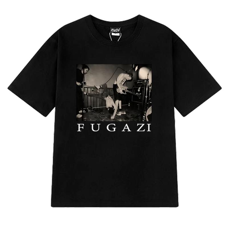 

2025 Новинка Тяжеловесные Новые FUGAZI ПАНК-РОК футболки с коротким рукавом Мужские Женские харадзюку Оверсайз футболка Унисекс 100% Хлопок Топы 4XL