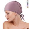 Căciulă Interioară Premium din Jersey Modal cu Legare la Spate pentru Femei Musulmane Culoare Uni Sub-eșarfă Turban Islamic Elastic Eșarfă de Cap Bandă de Păr