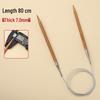 Bamboo & Stainless Steel Circular Knitting Needles - Handmade Tools for Sweater, Yarn, Crochet, and Straight Needles.