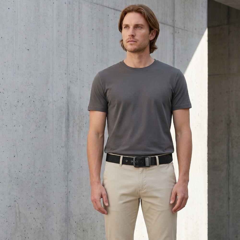 Durable Canvas Nylon Belt Plastic Buckle Quick Release Belt Lightweight Work Belt  Everyday Wear