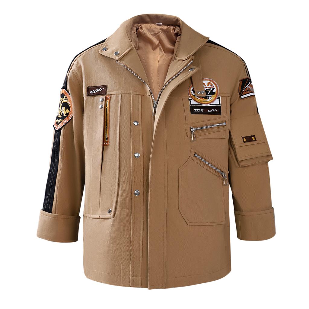 Spiel Love And Deepspace Cosplay Caleb Kindheitsfreund Cos Kostüm Jacke Überschallmantel Xia Yizhoudaywear Metall Quadrat Kostüm