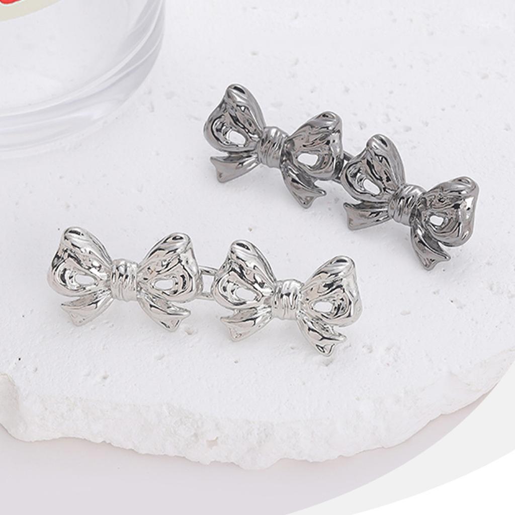 Bowknot Button Pins Jean Waist Buckles Detachable Pants Waist Tightener Jean Buttons Pins Adjustment Waist Buckles