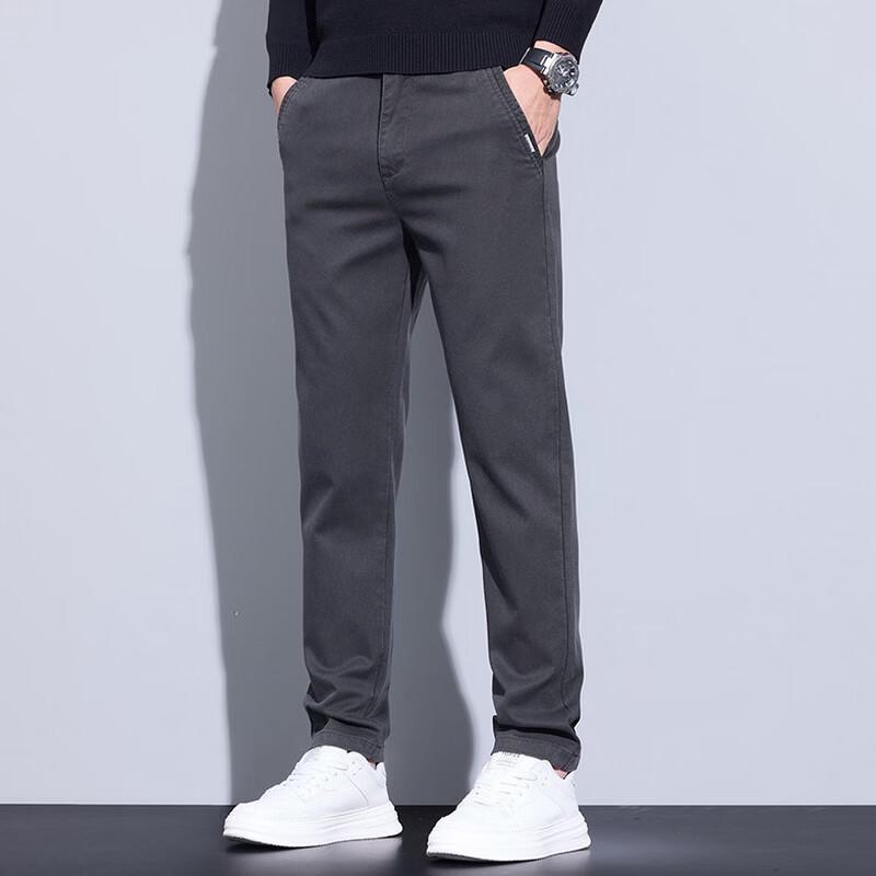 Men's Business Casual Straight-Leg Pants