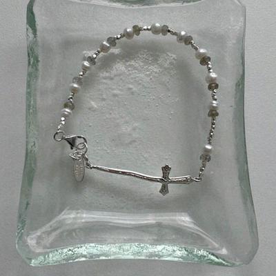 Retro vinger Heilige ding - Kruis_ SB150 armband