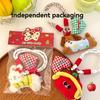 1/3 Pcs Creative Cute Cute Cartoon Doll Pendant Pendant Backpack Versatile Hanging Rope Pendant Keychain