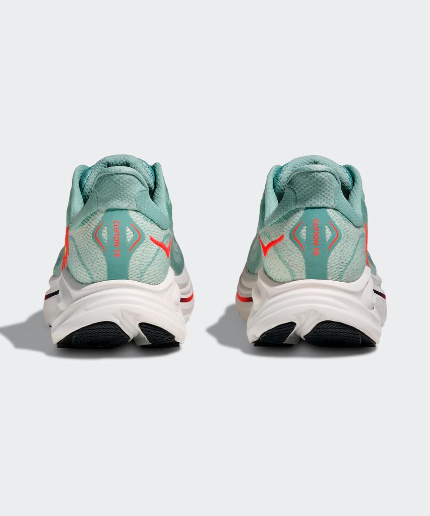 Hoka (Male) Clifton 10 - Sage:Neon Flame / 1162030-Sgnn
