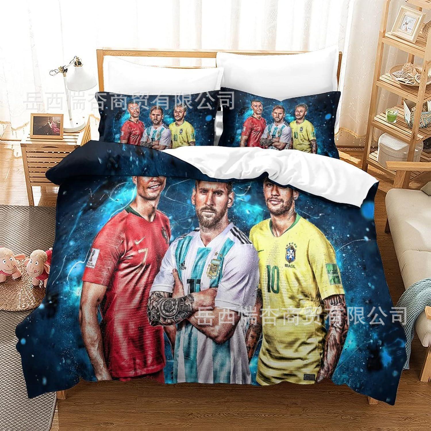 

Home Textile Basketball Team Logo Digital Printing Three-Piece Quilt Cover One 90 * 200