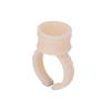 100pcs Eyebrow Lip Tattoo Ink Cup Holder Silicone Microblading Pigment Eyelash Extension Glue Ring Cup