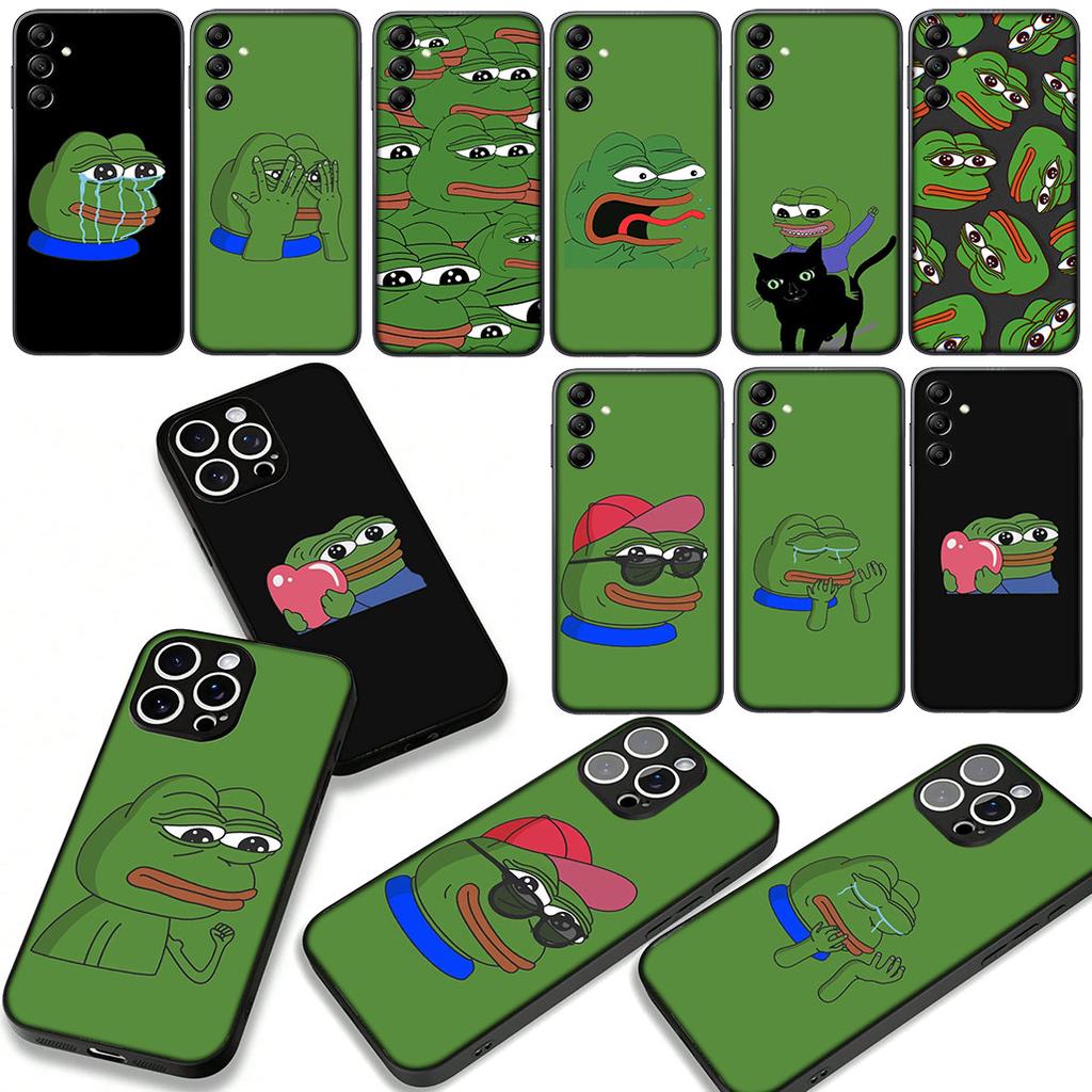 Animal Sad Frogs Pepes Funny Cover Phone Case for Xiaomi Redmi Note 14 12 13 ProPlus A3 Pro Plus 12C 13C 14C 5G