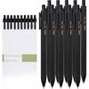 Mr. Pen- Retractable Gel Pens, 10 Pack, Black Ink Gel Pens, Black Barrels, Fast Dry, Fine Point 0.5mm