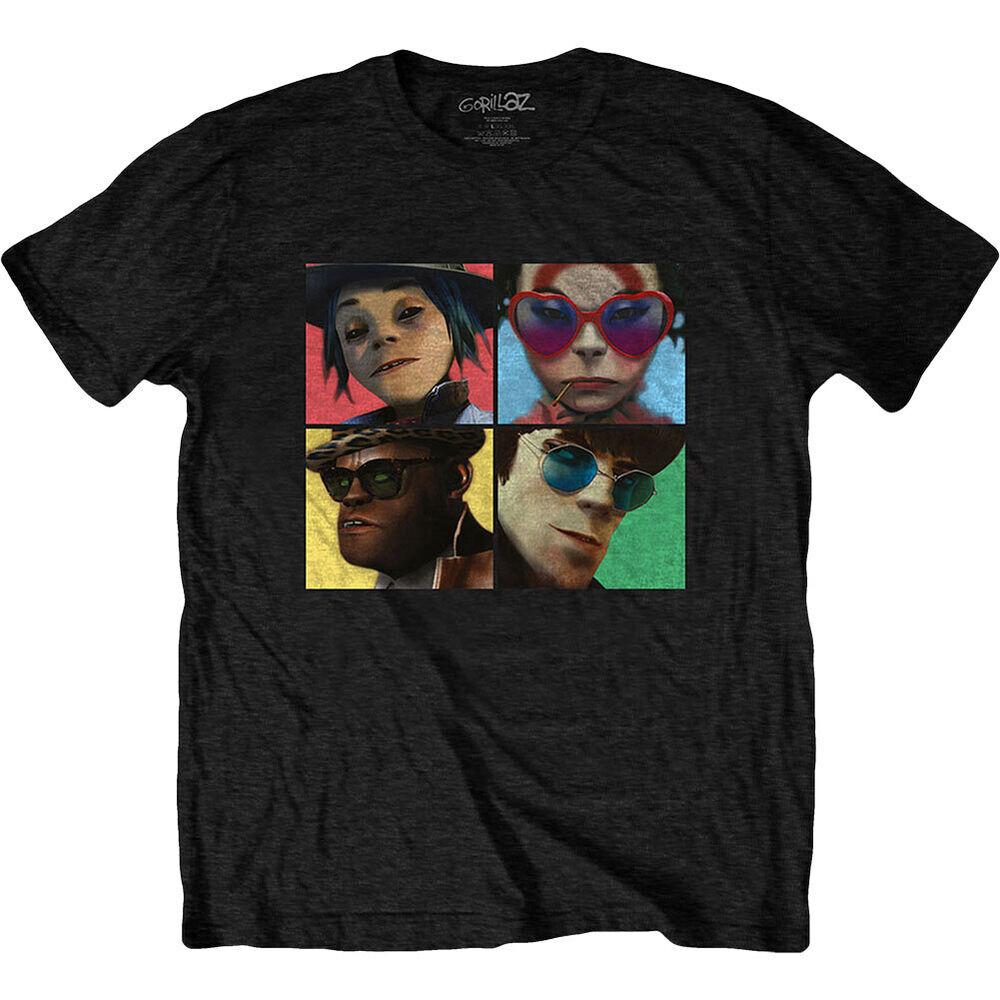 

Черная футболка унисекс Gorillaz Humanz Slim Fit