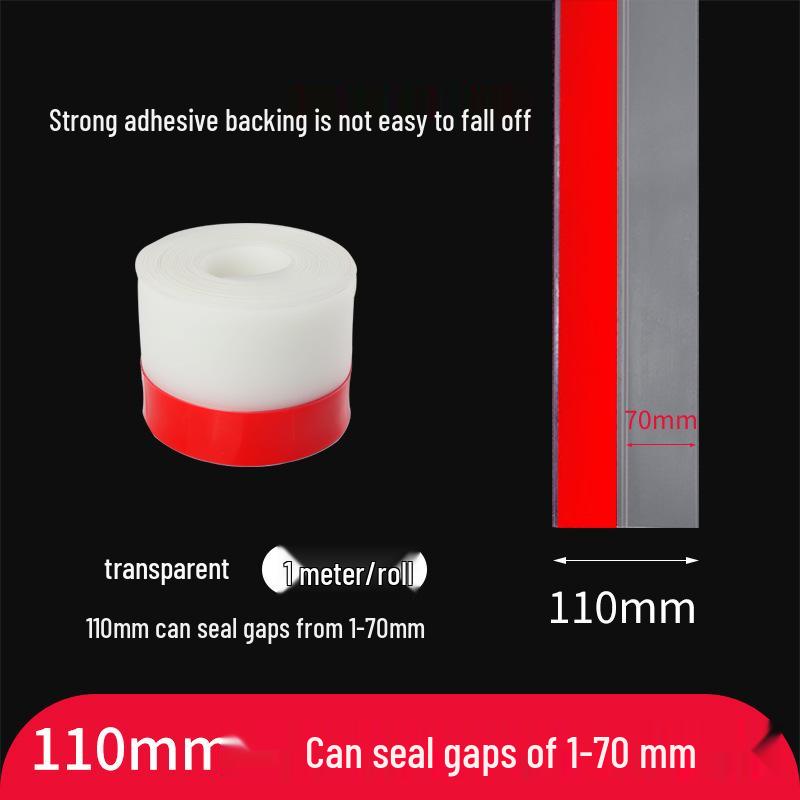 Windproof Waterproof Door & Window Gap Sealing Strip – Soundproof, Insulating Rubber Strip