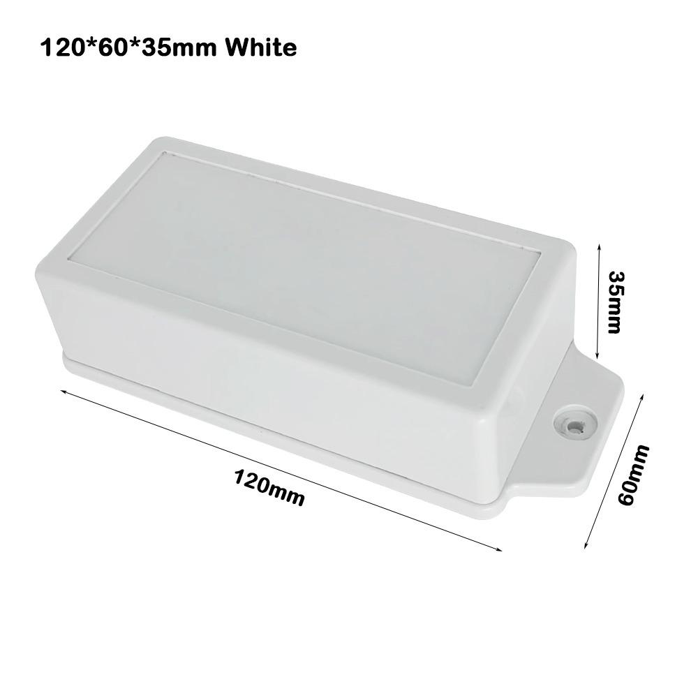 White Black Project Enclosure Boxes Waterproof Housing Instrument Case  Electronic Supplies