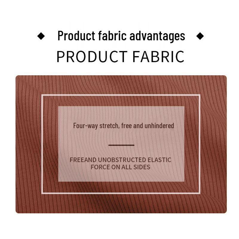 Plus Size High Waist Yoga Pants - Ribbed, Seamless, Hip-Lifting, 9-Point Sports Fitness Tights