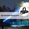 Head Light USB Charging Head Light Waterproof Motion Sensor Flashlight Safety Supplies For Outdoor Hiking Hunting Automotive