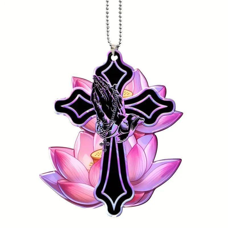 Car Acrylic Unique Hanging Ornament Trendy Cartoon Design For Home And Backpack