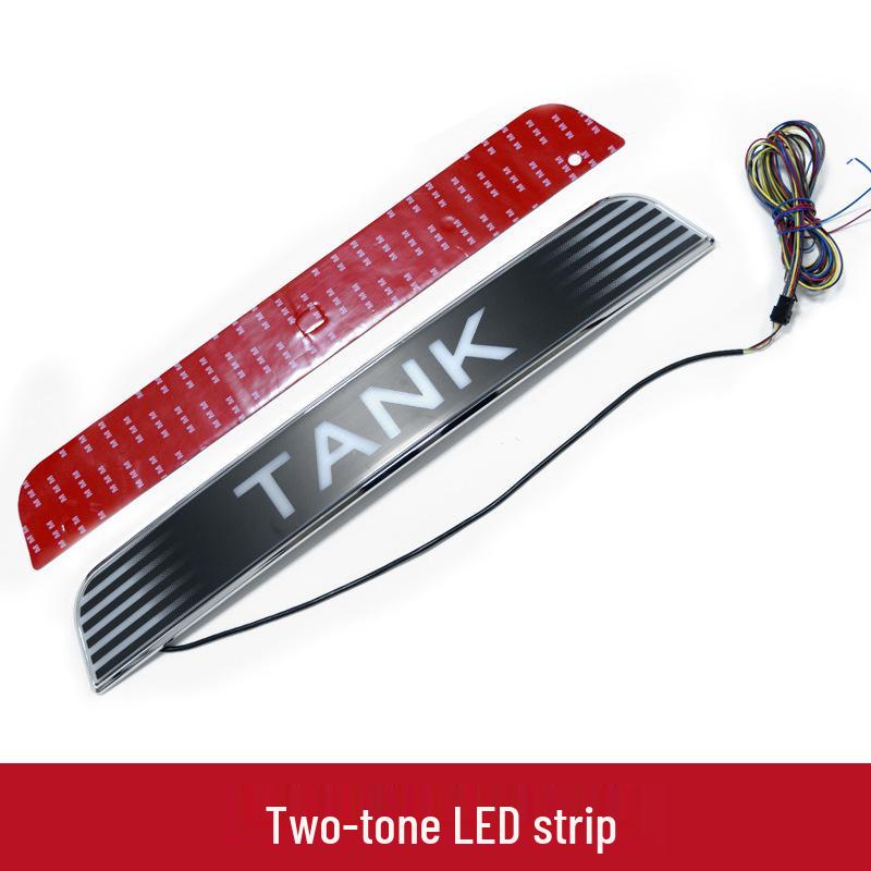 Full Coverage Spare Tire Cover for Tank 300 with Light, Thickened Stainless Steel Shell, Big G Style